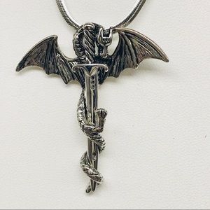 Dragon Sword Stainless steel heavy duty chain necklace